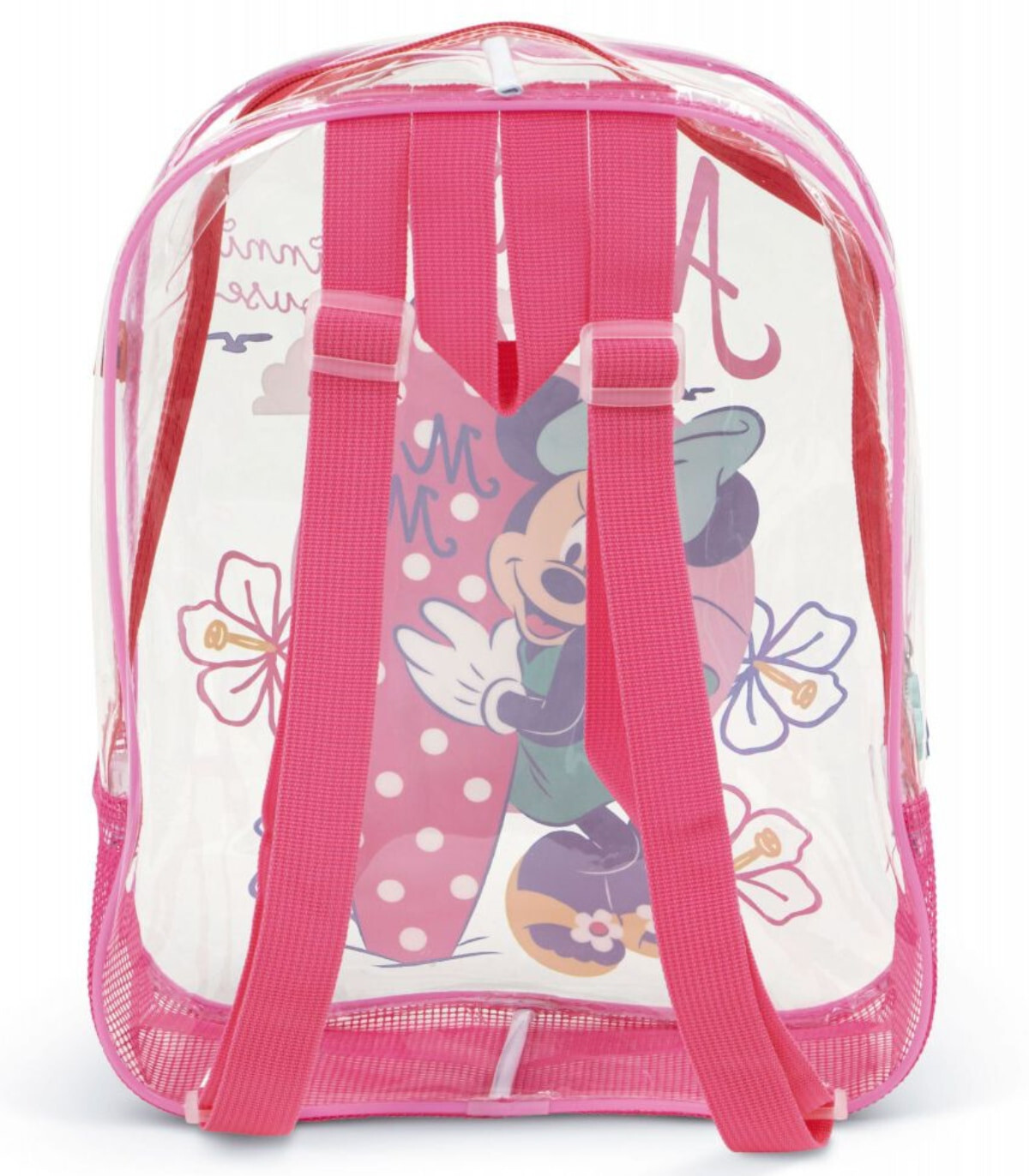 ΔΕΡΜΑΤΙΝΗ ΠΑΡΑΛΙΑΚΗ ΤΣΑΝΤΑ ΔΙΑΦΑΝΗ MINNIE 32*25*23 Arditex
