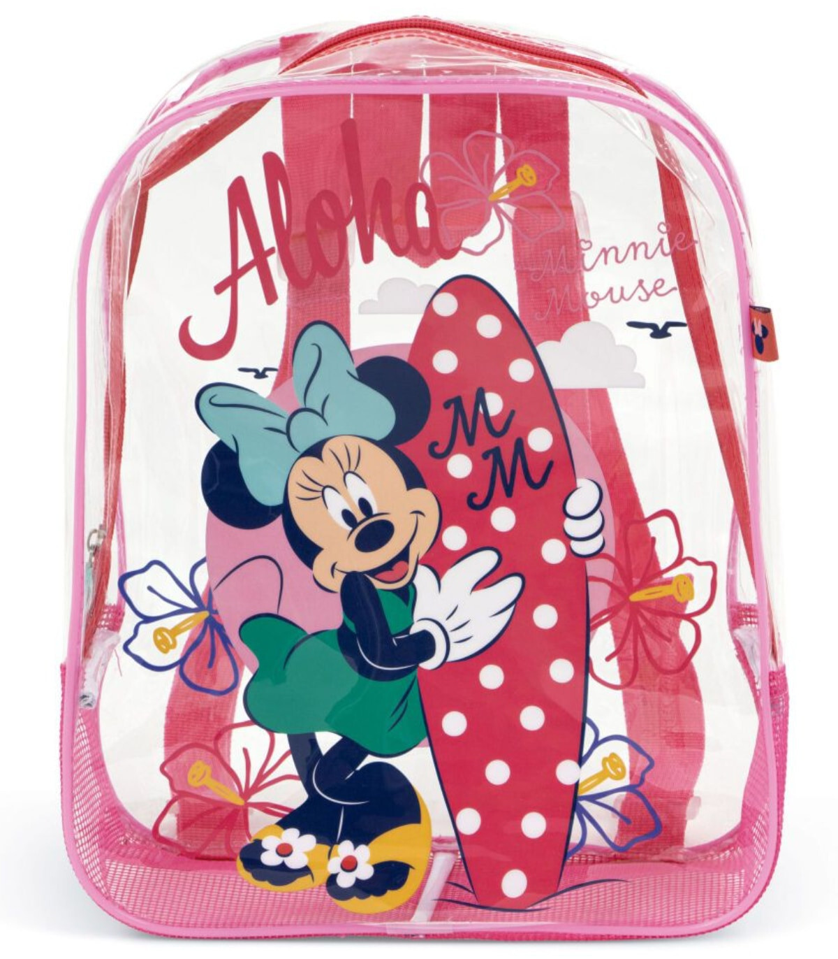 ΔΕΡΜΑΤΙΝΗ ΠΑΡΑΛΙΑΚΗ ΤΣΑΝΤΑ ΔΙΑΦΑΝΗ MINNIE 32*25*23 Arditex