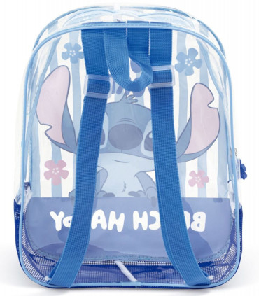CHILDREN'S BEACH BACKPACK TRANSPARENT STITCH 32*25*23 - CHILDREN'S BACKPACKS