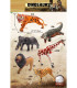 CHILDREN'S AFRICAN ANIMALS LARGE 6 TYPES - Wild and forest