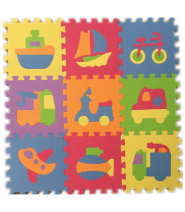 RUBBER PUZZLE CARPET TRANSPORTATION MEANS - Rubber