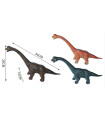 CHILDREN'S RUBBER DINOSAUR DIPLODOCUS WITH SOUND 54 CM 3 COLORS