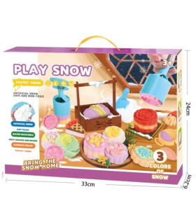 CHILDREN'S ARTIFICIAL SNOW FOR MODELING DESSERTS - Plasticines