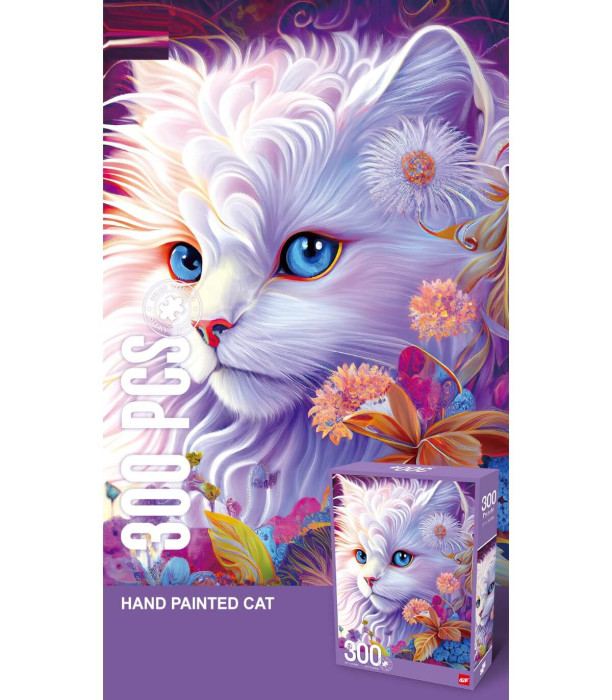 VELVET PUZZLE 300 PIECES CAT - PUZZLES