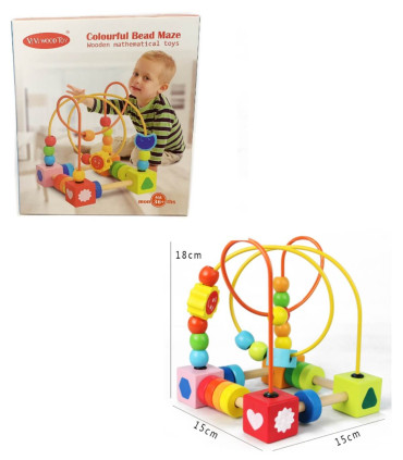 WOODEN LABYRINTH FOR BABIES - WOODEN