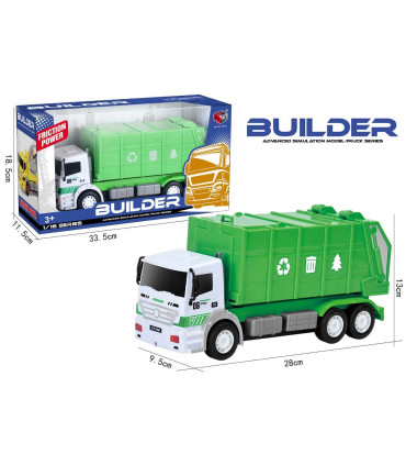 CHILDREN'S TRUCK FOR GARBAGE IN A BOX 32 CM - Agricultural, construction machinery and military equipments