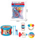 BABY DRUM WITH RATTLES AND TRUMPET - Drums
