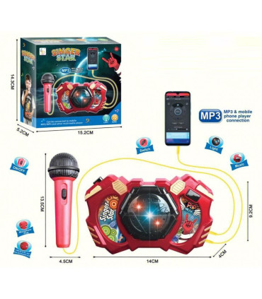 ΜΙΚΡΟΦΩΝΟ ΚΑΡΑΟΚΕ ΜΕ ΚΟΝΣΟΛΑ ΚΑΙ MP3 Armtoys