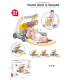 2-in-1 BABY GYM AND WALKER - CARS AND MOTORCYCLES FOR DRIVING