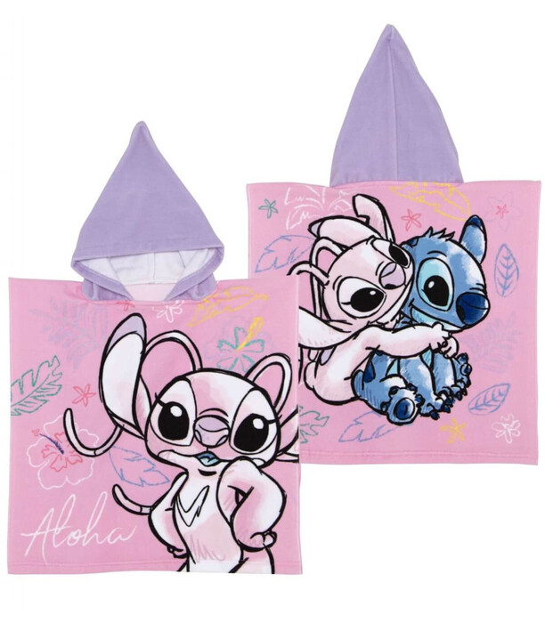 CHILDREN'S TOWEL PONCHO ANGEL 50*100 - CHILDREN'S BEACH TOWELS