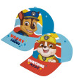 PAW PATROL CHILDREN'S CAP WITH BRIM 2 DOGS 48/51