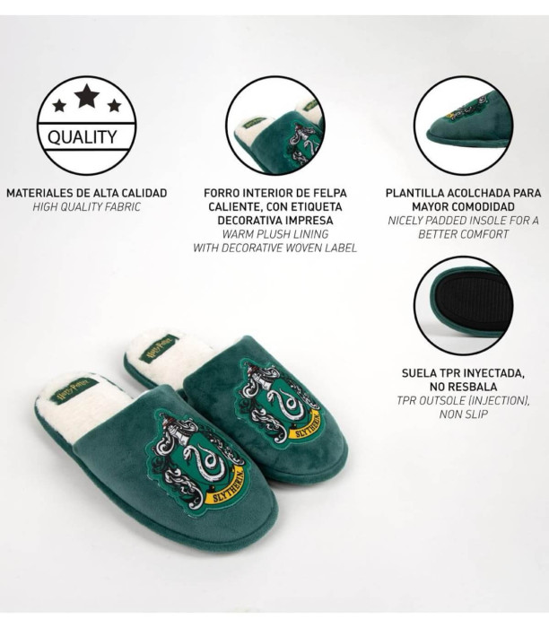 ΠΑΝΤΟΦΛΕΣ HARRY POTTER SLYTHERIN 38-44 ΣΕΙΡΑ Cerda