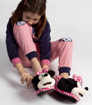 MINNIE 3D CHILDREN'S PLUSH SLIPPERS 28-35 SERIES Cerda