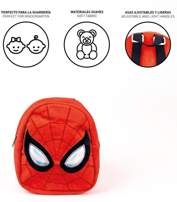 SPIDER-MAN PLUSH BACKPACK FOR KINDERGARTEN Cerda