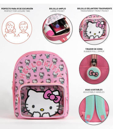CHILDREN'S BACKPACK WITH FRONT POCKET 31 CM HELLO KITTY Cerda