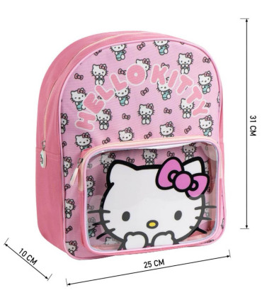 CHILDREN'S BACKPACK WITH FRONT POCKET 31 CM HELLO KITTY Cerda
