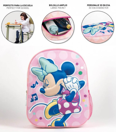 3D MINNIE MOUSE CHILDREN'S BACKPACK 31 CM Cerda
