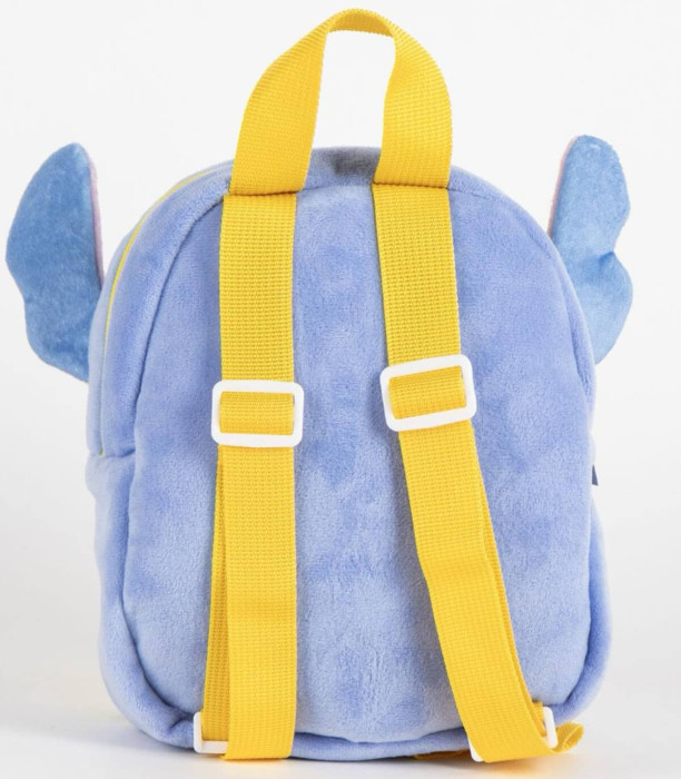 PLUSH BACKPACK WITH YELLOW POCKET FOR KINDERGARTEN STITCH Cerda