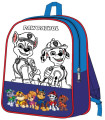 PAW PATROL DIY COLORING BACKPACK 38 CM
