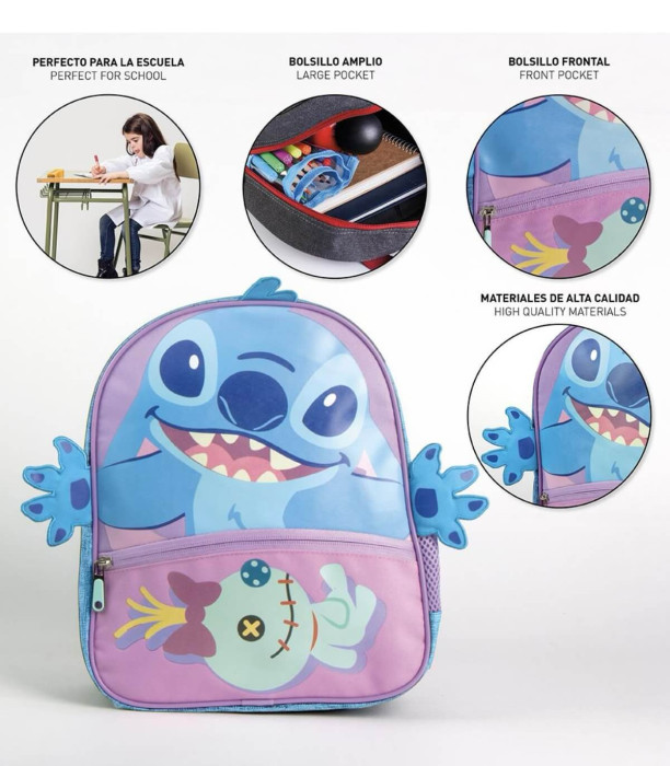 30 CM STITCH PINK CHILDREN'S BACKPACK Cerda