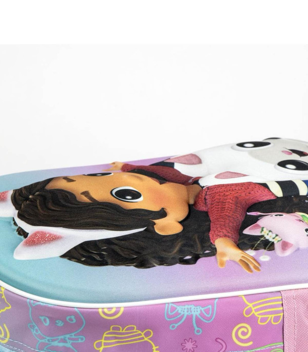 ΠΑΙΔΙΚΗ ΤΣΑΝΤΑ 3D ΜΕ ΡΟΔΕΣ GABBY'S DOLLHOUSE Cerda