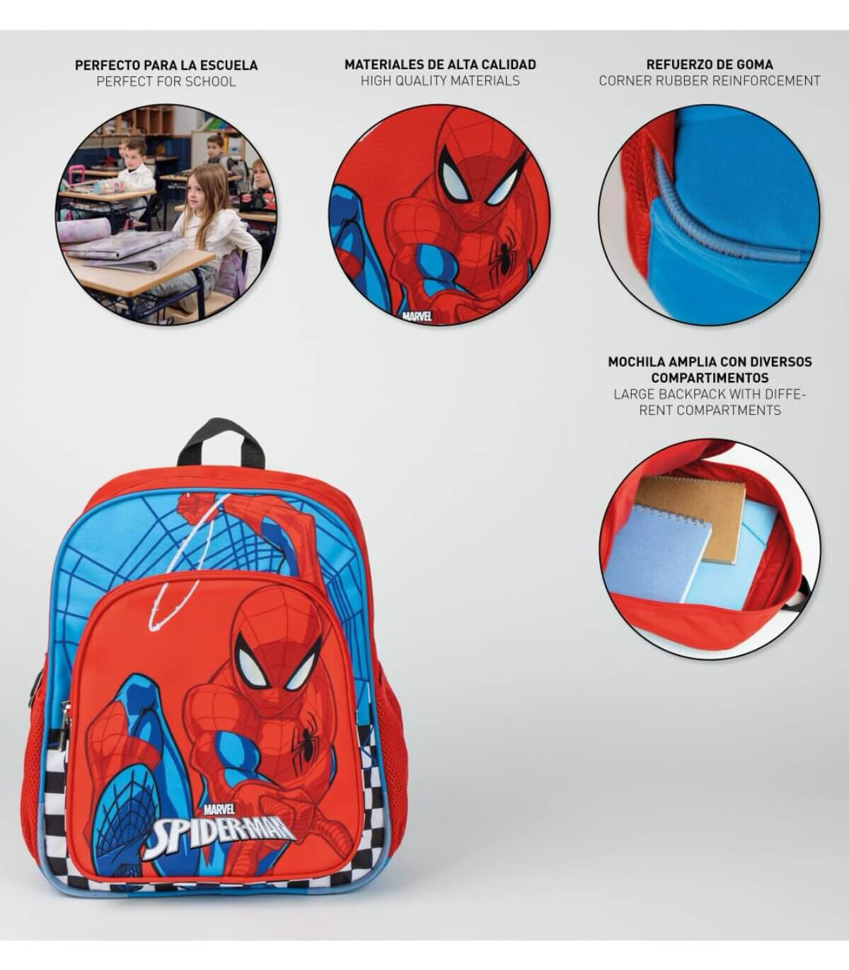 SPIDER-MAN STUDENT BACKPACK 38 CM Cerda