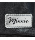 BLACK MINNIE LEATHER BACKPACK Cerda