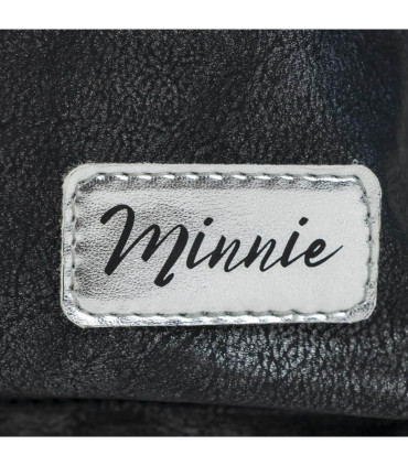 BLACK MINNIE LEATHER BACKPACK Cerda
