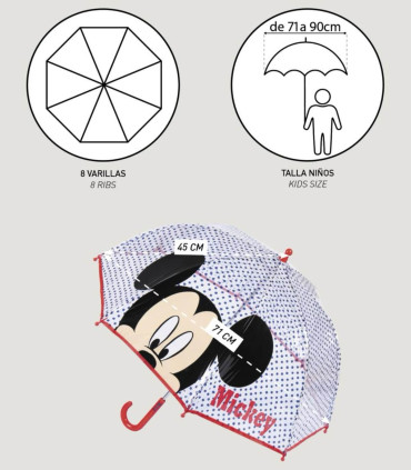 MECHANICAL CHILDREN'S UMBRELLA POE MICKEY Cerda