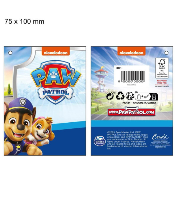 CHILDREN'S TOWEL PONCHO PAW PATROL 50*115 Cerda