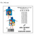 CHILDREN'S TOWEL PONCHO PAW PATROL 50*115 Cerda