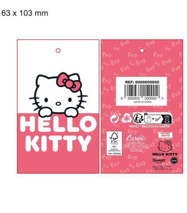 ΠΕΤΣΕΤΑ ΠΑΙΔΙΚΟΥ ΠΑΝΩ ΣΩΜΑΤΟΣ HELLO KITTY 50*111 Cerda