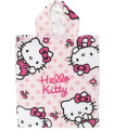 CHILDREN'S TOWEL PONCHO HELLO KITTY 50X111