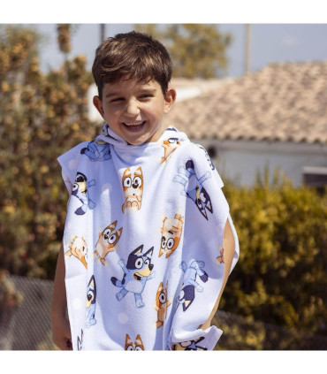 CHILDREN'S TOWEL PONCHO BLUEY 50*115 Cerda