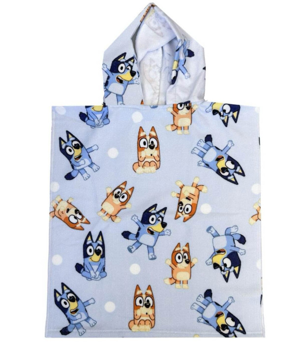 CHILDREN'S TOWEL PONCHO BLUEY 50*115 Cerda