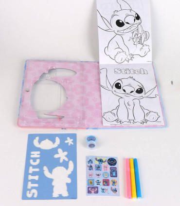 STITCH COLORING NOTEBOOK WITH STENCILS AND ACCESSORIES Cerda