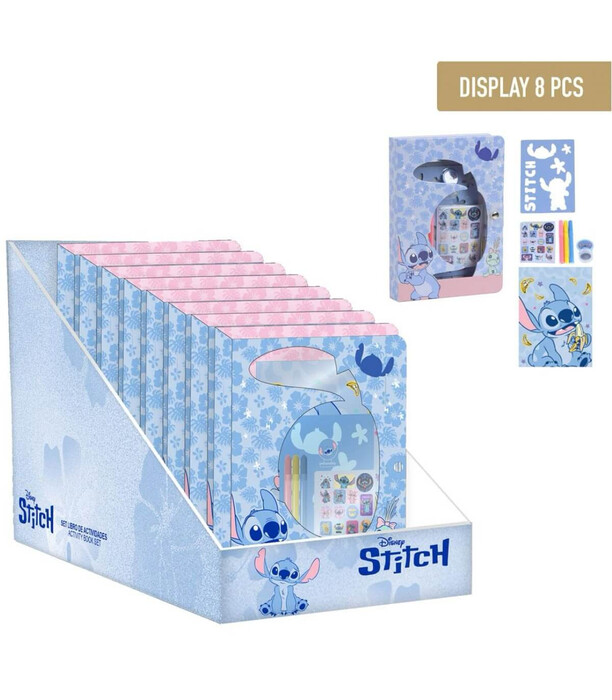 STITCH COLORING NOTEBOOK WITH STENCILS AND ACCESSORIES Cerda