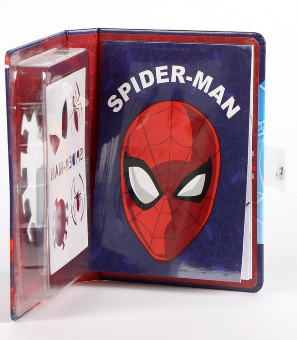 SPIDER-MAN COLORING NOTEBOOK WITH STENCILS AND ACCESSORIES Cerda