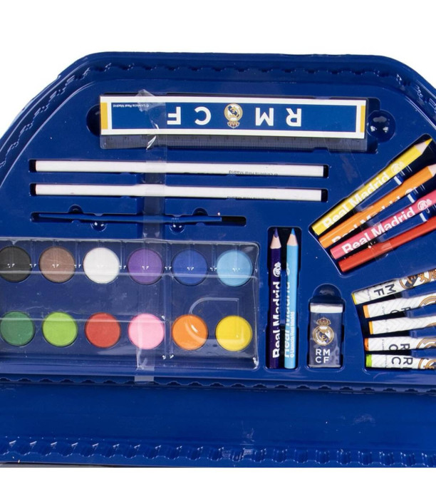 STUDENT DRAWING SET 50 PARTS IN BLISTER REAL MADRID Cerda