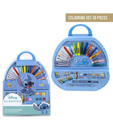 LARGE PAINTING SET 50 PARTS IN BLISTER STITCH Cerda