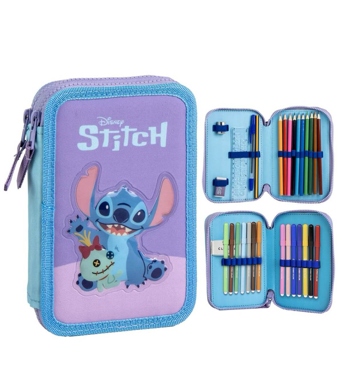 ΝΕΣΕΣΕΡ ΜΕ 2 ΘΕΣΕΙΣ ΚΑΙ ΣΧΟΛΙΚΑ ΒΟΗΘΗΜΑΤΑ STITCH ΡΟΖ Cerda