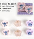ΛΑΣΤΙΧΑ ΚΑΙ ΤΣΙΠΚΙΑ ΓΙΑ ΜΑΛΛΙΑ ΣΕ BLISTER 10 ΤΜΧ STITCH Cerda