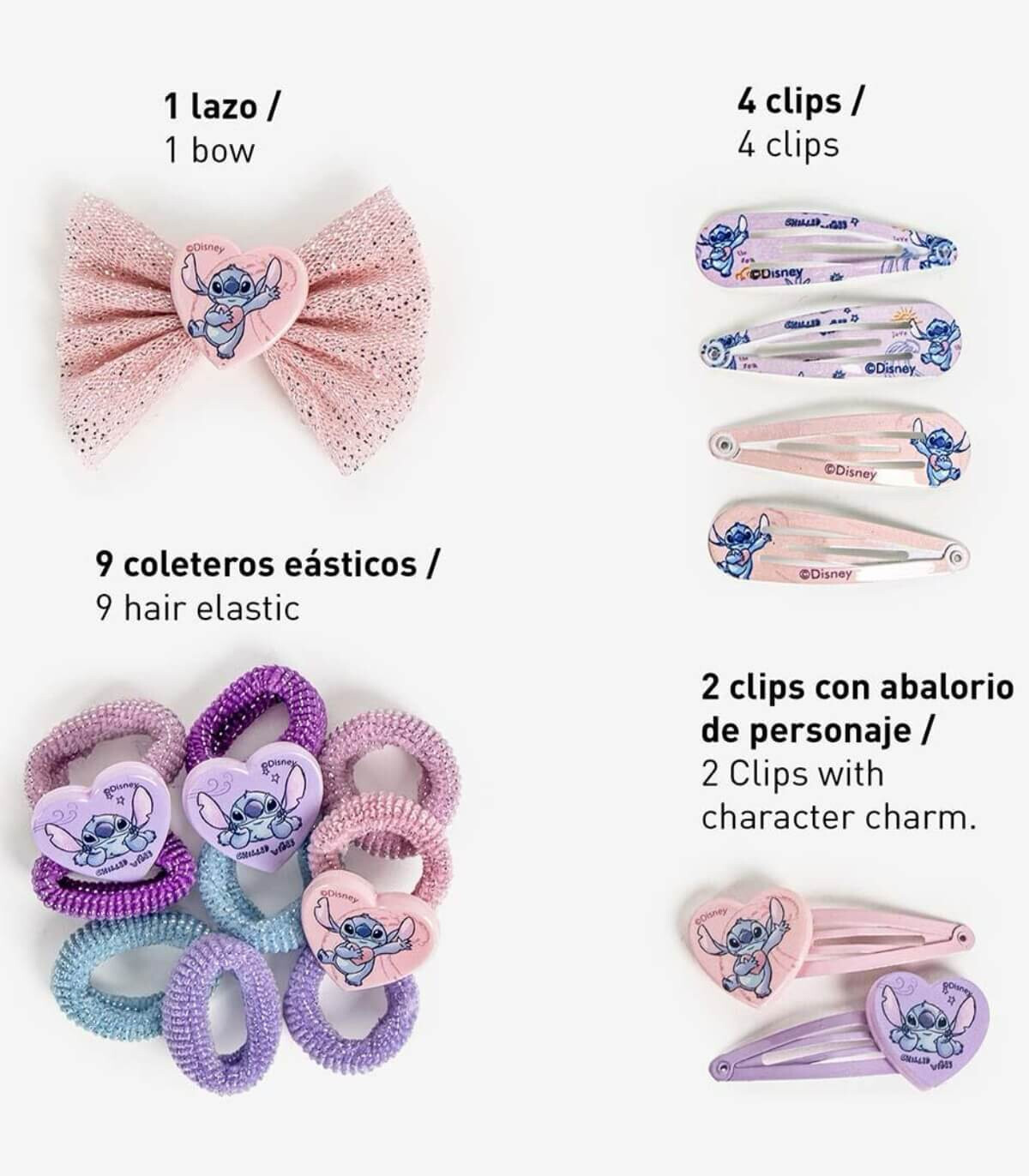 HAIR ACCESSORY SET IN STITCH BACKPACK Cerda
