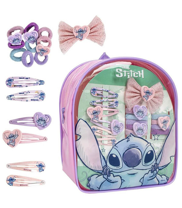HAIR ACCESSORY SET IN STITCH BACKPACK Cerda