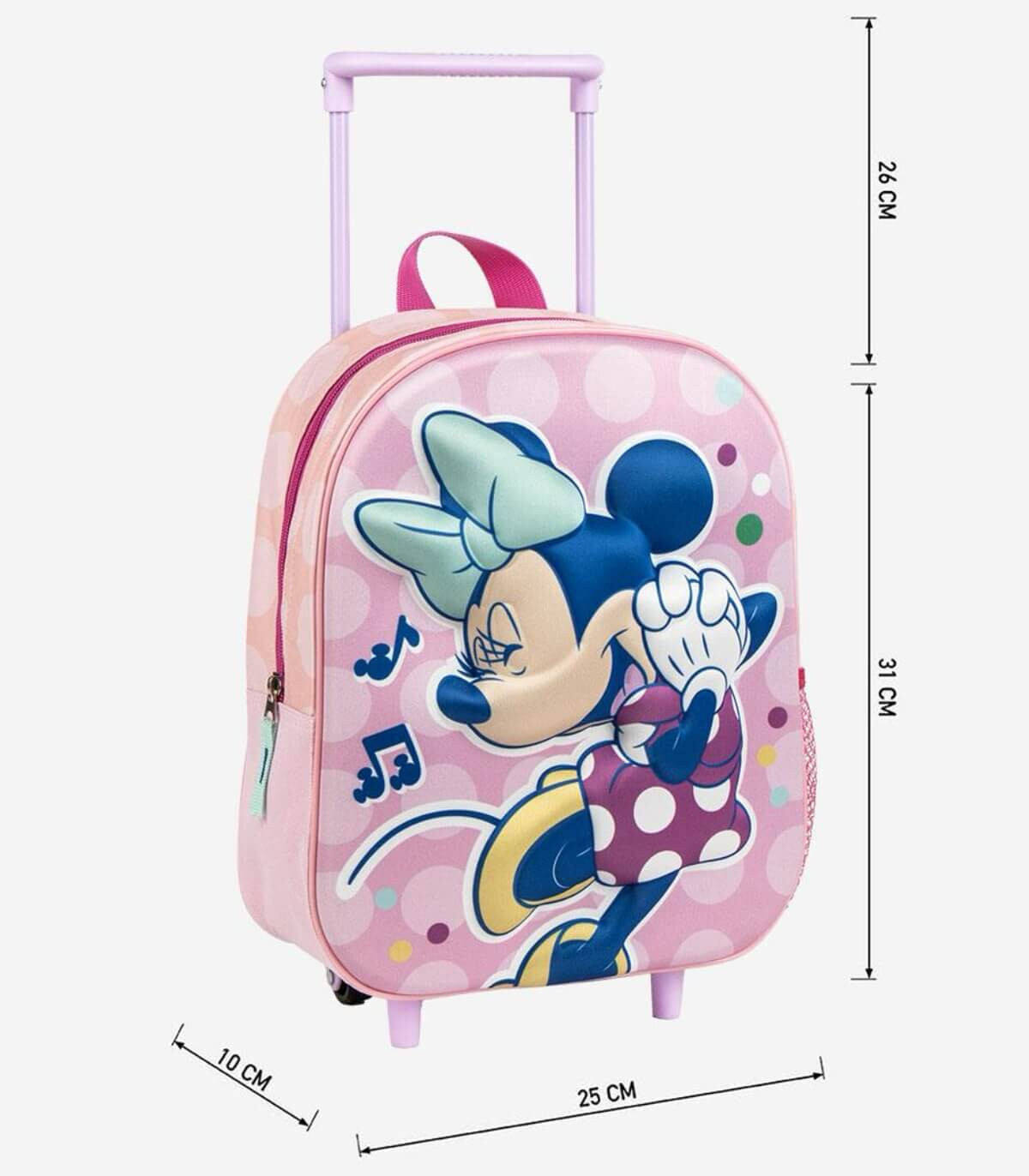 3D CHILDREN'S BACKPACK WITH WHEELS MINNIE MOUSE Cerda