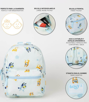 BACKPACK FOR KINDERGARTEN PRINT BLUEY 27 CM Cerda