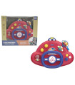 CHILDREN'S EDUCATIONAL MUSICAL RATTLE RED
