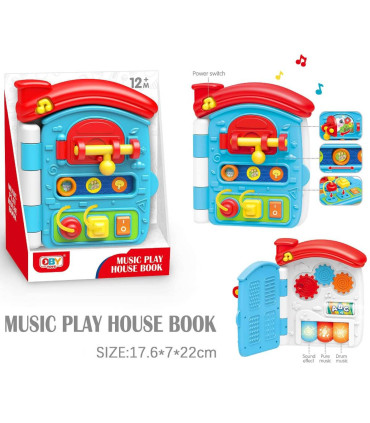 BABY MUSICAL HOUSE-BOOK IN OPEN BOX Armtoys