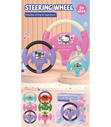 CHILDREN'S STEERING WHEEL WITH HEROES IN A BOX 6 TYPES Armtoys