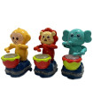 BABY MUSICAL ANIMALS WITH DRUM 3 TYPES